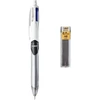 Bic 4 spalvų ištraukiamas tušinukas, 4 spalvos (3 + 1 hb), 3 tušinuko šerdelės ir 1 grafito pieštukas viename rašiklyje, dėžutė