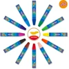 Bic Kids spalvinimo knygelių rinkinys: 18 spalvotų pieštukų, 18 flomasterių, 18 kreidelių, 3 spalvinimo knygelės ir 50 lipdukų