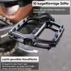 Biciklų pedalai Bbb Cycling su didele platforma, aliuminio pedalų korpusas, keičiami "grip" kaiščiai Coolride Bpd-36