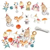 Bigbuy Carnival Papierdrachen "cirko" gimtadienio girlianda, 10m