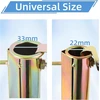 Bigbuy Garden 2 metalinių skėčių laikiklių rinkinys, vejos smaigalys, skėčio stovas, skėčio laikiklis skėčiams, kurių skersmuo 20–35 mm