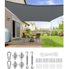 Bigbuy Garden Tiesios formos pavėsinė 2x3m, Hdpe audinys, 95% Uv apsauga, antracito