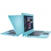 Bigmachine kompiuteris nešiojamas mini 10.1 colio 32gb windows 10 itin plonas ir lengvas netbook keturių branduolių pc hdmi usb webcam netflix youtube qwertz išdėstymas (mėlynas)