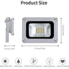 Bikuer 10 W šaltai balta led prožektorius, itin ryškus led prožektorius, lauko prožektorius, Ip65 atsparus vandeniui, 6000 K dienos šviesos baltumas, idealus sieninis šviestuvas, lauko apšvietimas