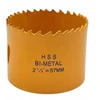 Bimetalinė karūnėlė freza 57mm metalui, medžiui, bi-metal Nomi