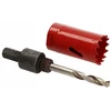 Bimetalinė skylės gręžimo karūna 27mm grąžtas adapteris
