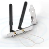 Bingfu Wifi 2.4ghz 5.8ghz 8dbi Rp-sma Male antena + Rg178 U.fl Ipx Ipex į Rp-sma Female kabelis + Pci lizdo dangtelis Wifi maršrutizatoriui Wireless Mini Pci Express Pcie tinklo kortos adapteriui