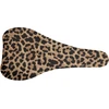Binietny minkštas elastingas dviračio sėdynės užvalkalas su leopardo raštu