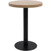 Bistro staliukas, šviesiai rudos spalvos, 60cm, MDF