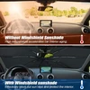 Bitoyo apsauga nuo saulės automobilio priekinis stiklas 135 x 73 cm, apsauga nuo saulės automobilio priekinis stiklas vidaus, apsauga nuo uv spindulių priekinio stiklo skydelis nuo saulės, sulankstomas priekinio stiklo dangtis, skėtis daugumai automobilių