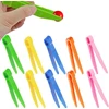 Bkemkri 10 plastikinių pincetų rinkinys, skirtas rankdarbiams, karoliukams, plastikinis pincetas, vaikiški pincetai mokymuisi, daugiafunkcinis pincetų rinkinys karoliukams, skirtas rankdarbiams, namų mokyklai, rūšiavimui, skaičiavimui
