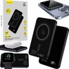 Blavec magnetinis Magsafe indukcinis 3 viename mini plonas powerbank'as 5000 Mah 22,5w