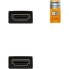 Blendend sertifikuotas Hdmi V2.0 kabelis, palaiko 4k@60hz raišką, idealus aukštos raiškos jungtims tarp įrenginių, juodas, ilgis 0.5m, A tipo į A Ma kištukas