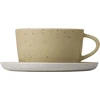 Blomus Sablo 64379 arbatos puodelių rinkinys iš akmens masės, 2 vnt., Savannah, 250 ml