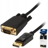 Blow Displayport - Vga (d-sub) adapterio kabelis 1,8 m
