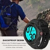 Blueshaweu apsauginis dėklas, suderinamas su Ticwatch Pro 5 išmaniuoju laikrodžiu, itin plonas Tpu apsauginis dėklas, skirtas Ticwatch Pro 5 išmaniajam laikrodžiui (juodas + smėlio spalvos)