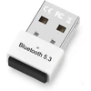 Bluetooth adapteris pc 5.3 su windows 11/10/8.1/7, plug & play usb bluetooth adapterio dongle, skirtas staliniam kompiuteriui, nešiojamam kompiuteriui, pelei, klaviatūrai, ausinėms, valdikliui (juodas) (baltas)