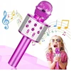 Bluetooth karaoke mikrofonas rožinis + garsiakalbis - puikiai tinka vakarėliams ir pramogoms