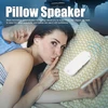 Kompiuterio kolonėlės Bluetooth pagalvės garsiakalbis miegui, laidinis pagalvės garsiakalbis su stereo bosu, bluetooth pagalvės ausinės giliam miegui, nešiojamas pagalvės garsiakalbis (baltas)