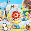 Bluey popierinės lėkštės vaikų gimtadienio dekoravimo vakarėlio rinkinio dekoracija gimtadienio vakarėlio stalo reikmenys gimtadienio dekoravimo vakarėlio reikmenys 10 svečių