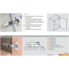 Blum 973a0500 Blumotion Clip On Soft Close lėtintuvas vyriui x 2 vnt