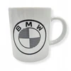 Bmw baltas puodelis su juodu logotipu markės gerbėjui 300ml dovanai