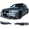 Bmw e90 e91 m paketas flapsai priekinis buferio spoileris juodas blizgus