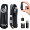 Boblov 007 Mini kamera, 1080p Full Hd kūno kamera, kūno kamera, vaizdo kamera policijai/motociklui/dviračiui/sportui (007 su 64gb Tf kortele)