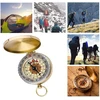 Bobozhong nešiojamas varinis kompasas, atsparus vandeniui, šviečiantis tamsoje raktų pakabukas, tvirtas, skirtas lauko veiklai, navigacijos įrankis stovyklavimui, išgyvenimui, žygiams lauke