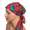 Boho stiliaus vasaros skara-turbanas Lara su raukiniais ir raišteliais