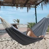 Boho turistinis sodo hamakas stiprus dvivietis 150x275cm 240kg + krepšys