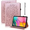 Bolelaw dėklas, skirtas lenovo tab m11 (tb330fu/tb330xu) 11 colių 2024 su rašikliu ir rašiklio laikikliu, kortelių lizdo stovo funkcija, atverčiamas madingas apsauginis dėklas, skirtas lenovo tab m11 planšetinio kompiuterio dėklui, rožinis