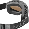 Bollé - freeze plus slidinėjimo akiniai matinė juoda, vermillon juodas chrome cat 3, sniego akiniai unisex suaugusiems, m