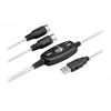 Bolwins B60s Midi kabelis Usb sąsajos keitiklis - 5 kontaktų 2m skirtas muzikos klaviatūrai, kompiuteriui ir nešiojamam kompiuteriui - instrumentinis kabelis muzikos studijai