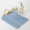 Rankšluostis Boncasa rankšluosčių rinkinys - 100% šukuotinė medvilnė (ne regeneruota) - kokybiškas žiedinis verpimas - švelnus pojūtis - 450 g/m2 (šviesiai mėlyna, 3 vnt.)