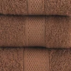 Rankšluostis Boncasa rankšluosčių rinkinys - 100% šukuotinė medvilnė (ne regeneruota) - kokybiškas žiedinis verpimas - švelnus prisilietimas - 450 g/m2 (ruda, 3 dalių rinkinys)