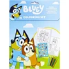 Booghe Bluey spalvinimo rinkinys vaikams, veiklos lipdukai, dovanų idėja nuo 3 metų, balta