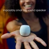 Kompiuterio kolonėlės Boompods Zero Bluetooth garsiakalbis, galingas vandeniui atsparus mini garsiakalbis su dvigubo susiejimo galimybe ir belaidžiu mikrofonu su dideliu garsu