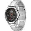 Boss solarinis chronografas kvarcinis laikrodis vyrams su nerūdijančiu plienu