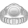 Boss Taper Chronograph Vyriškas Laikrodis Sidabro Apyranke