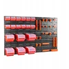 Botle Organizator sieninis 120x80cm su 18 dėžučių