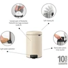 Brabantia Newicon pedalinis kibiras, 12 l, Soft rusvai gelsvas