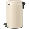 Brabantia Newicon pedalinis kibiras, 12 l, Soft rusvai gelsvas