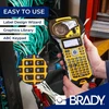 Brady M210 nešiojamas etikečių spausdintuvas - etikečių spausdinimo įrenginys ir nešiojamas etikečių spausdintuvas - etikečių spausdintuvas, skirtas etiketėms - komplekte 1 etiketės kasetė - pakeičia Bmp21-plus