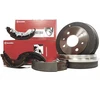 Brembo būgnai + stabdžių kaladėlės Fiat Punto Ii su Abs