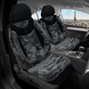 Bremer Sitzbezüge Measure automobiliniai sėdynių užvalkalai, suderinami su volvo s40 ii cross country vairuotojo ir keleivio sėdynėmis nuo 2004-2012 m. / apsauginis automobilinių sėdynių užvalkalų komplektas, 2 vnt., pilkas pliušas