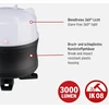 Brennenstuhl mobilus 360° led prožektorius / led statybinis prožektorius, darbo lemputė su ličio jonų baterija ir powerbank funkcija, maks. apšvietimo trukmė 12 valandų, led statybinė lemputė, skirta naudoti lauke, ip54