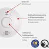 Brennenstuhl rm l 3101 belaidžiai dūmų detektoriai, 4 vnt. / tinkliniai dūmų detektoriai su baterija (sujungiami į tinklą iki 40 dūmų detektorių, su montavimo medžiagomis, išbandyti pagal