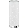 Briloner Leuchten 7332-018 led stalinė lempa su žvaigždžių efektu, laidiniu jungikliu, 5 w, 400 liumenų, 3000 kelvinų, balta/chromuota, 352 x 131 mm (a x s)