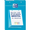 Bristal 2.0 bloknotas su byla 148 x 210 mm perforuotas mažais kvadratėliais 5 x 5 mm 30 lapų mėlynas
